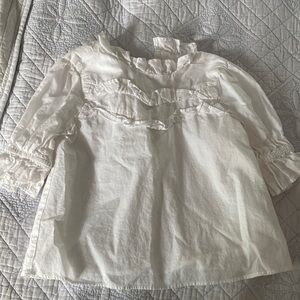Janie and Jack girls white blouse